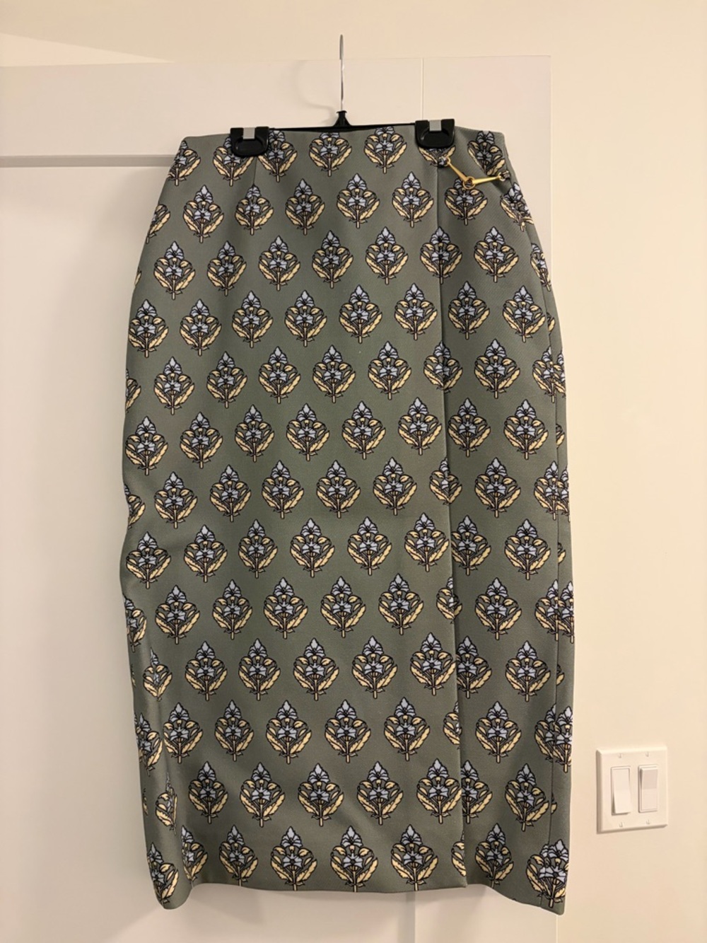 Tory Burch Patterned Midi Skirt